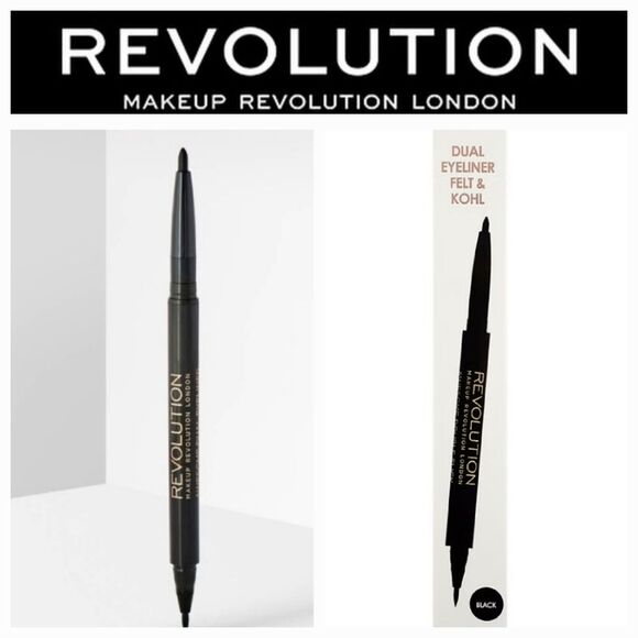 Makeup Revolution Felt & Kohl Eyeliner Duo - Picture 1 of 5